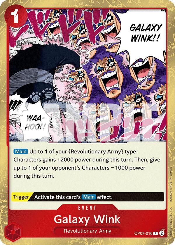 Galaxy Wink OP07-016 – 500 Years in the Future | One Piece TCG