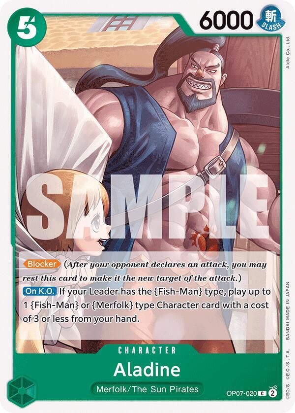 Aladine OP07-020 – 500 Years in the Future | One Piece TCG