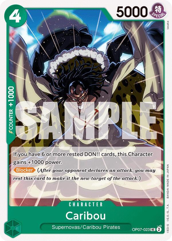Caribou OP07-023 – 500 Years in the Future | One Piece TCG
