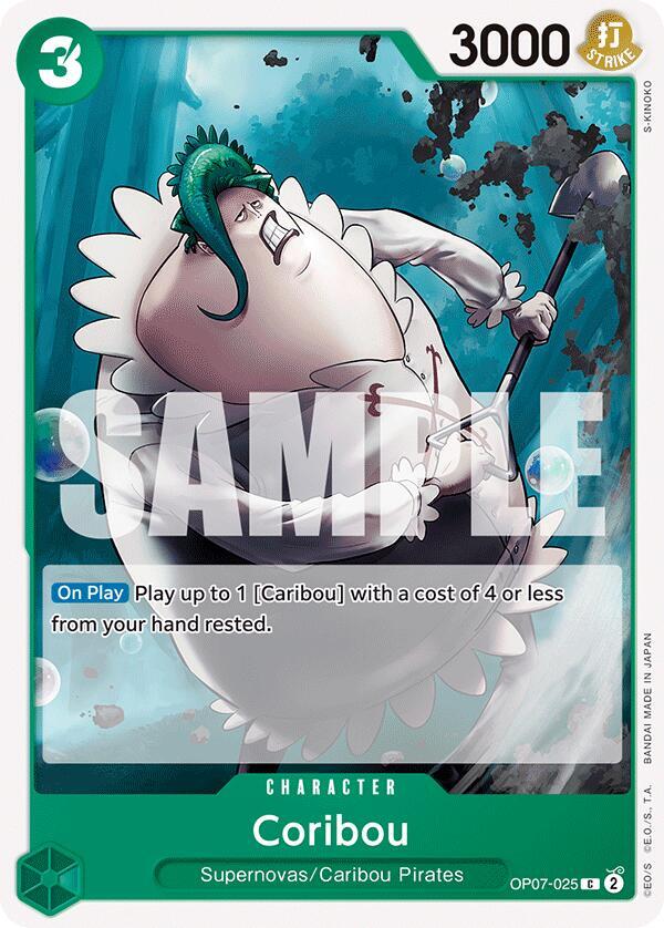 Coribou OP07-025 – 500 Years in the Future | One Piece TCG