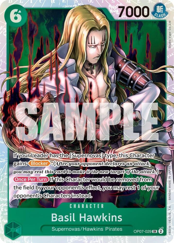 Basil Hawkins OP07-029 – 500 Years in the Future | One Piece TCG