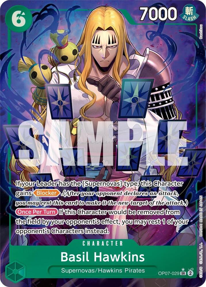 Basil Hawkins Alternate Art OP07-029 – 500 Years in the Future | One Piece TCG