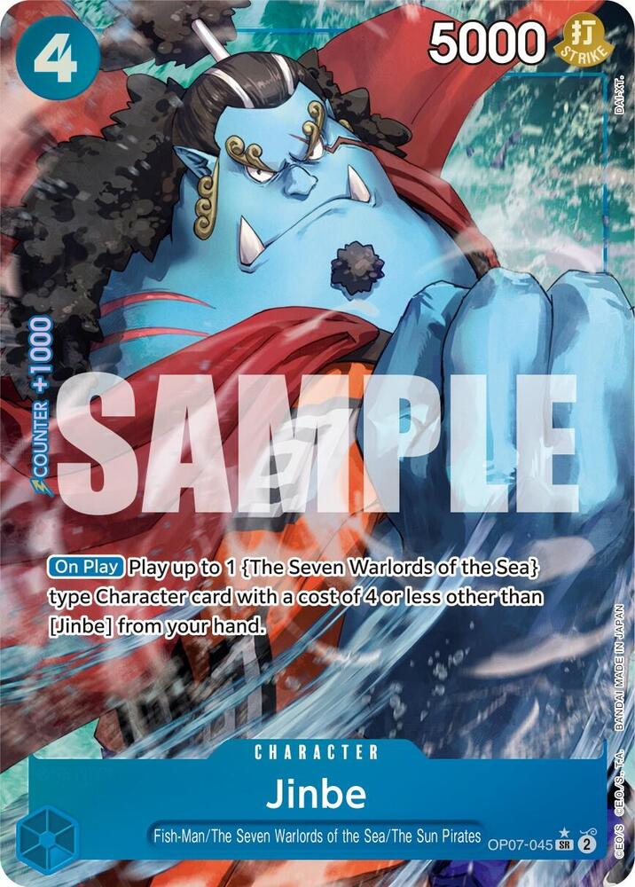 Jinbe Alternate Art OP07-045 – 500 Years in the Future | One Piece TCG