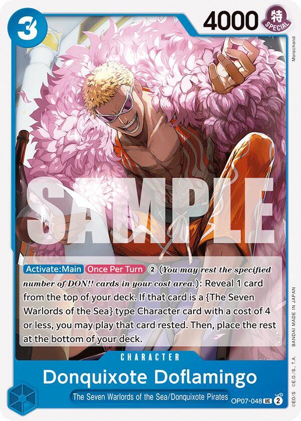 Donquixote Doflamingo OP07-048 – 500 Years in the Future | One Piece TCG