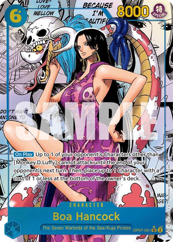 Boa Hancock Manga Rare OP07-051 – 500 Years in the Future | One Piece TCG