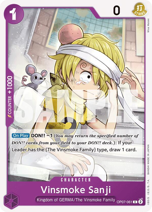 Vinsmoke Sanji OP07-061 – 500 Years in the Future | One Piece TCG