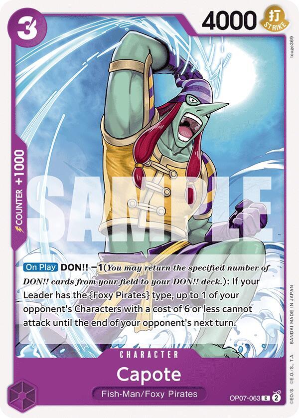 Capote OP07-063 – 500 Years in the Future | One Piece TCG