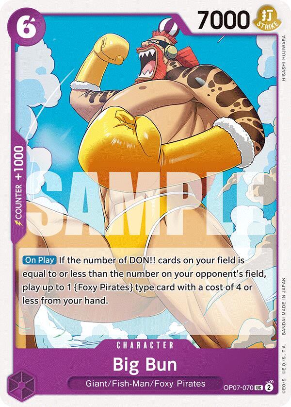Big Bun OP07-070 – 500 Years in the Future | One Piece TCG