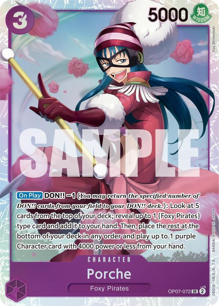 Porche OP07-072 – 500 Years in the Future | One Piece TCG