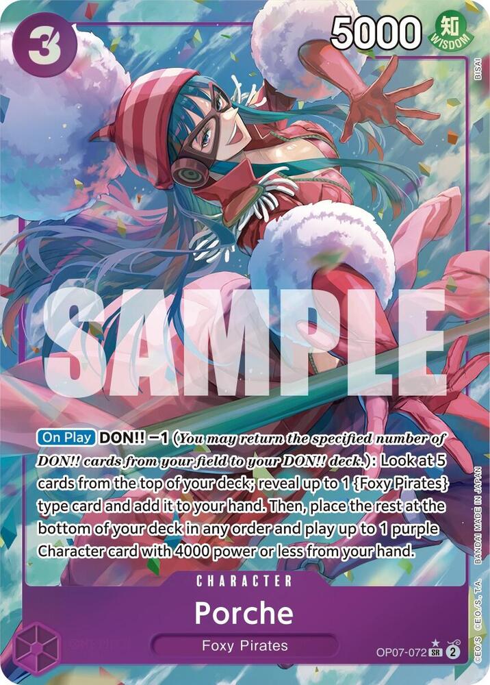 Porche Alternate Art OP07-072 – 500 Years in the Future | One Piece TCG
