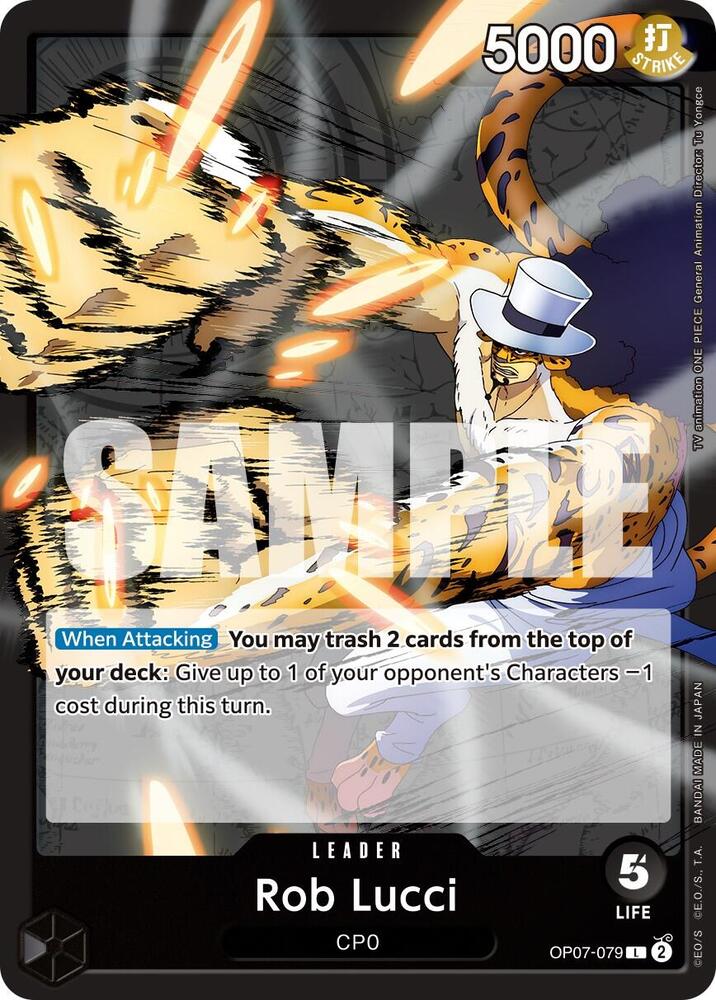 Rob Lucci OP07-079 – 500 Years in the Future | One Piece TCG