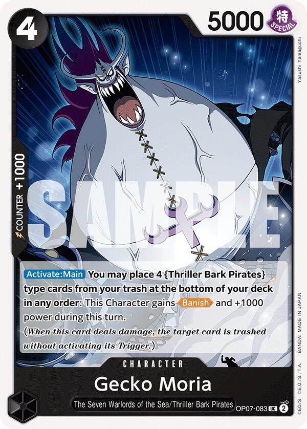 Gecko Moria OP07-083 – 500 Years in the Future | One Piece TCG