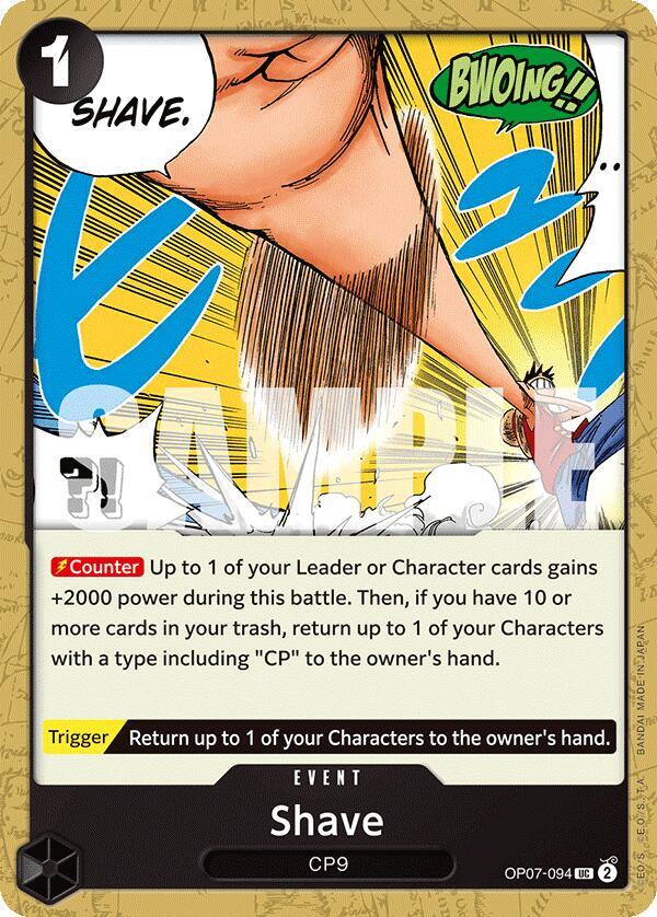 Shave OP07-094 – 500 Years in the Future | One Piece TCG