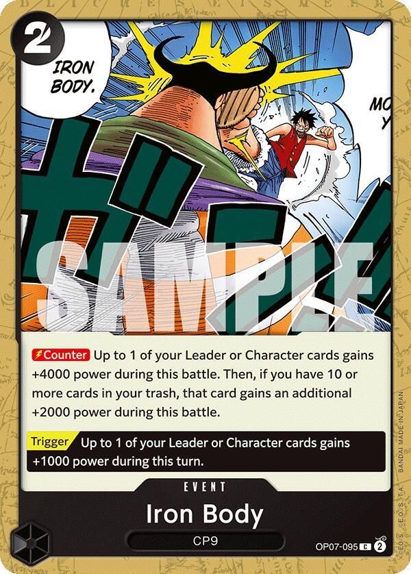 Iron Body OP07-095 – 500 Years in the Future | One Piece TCG