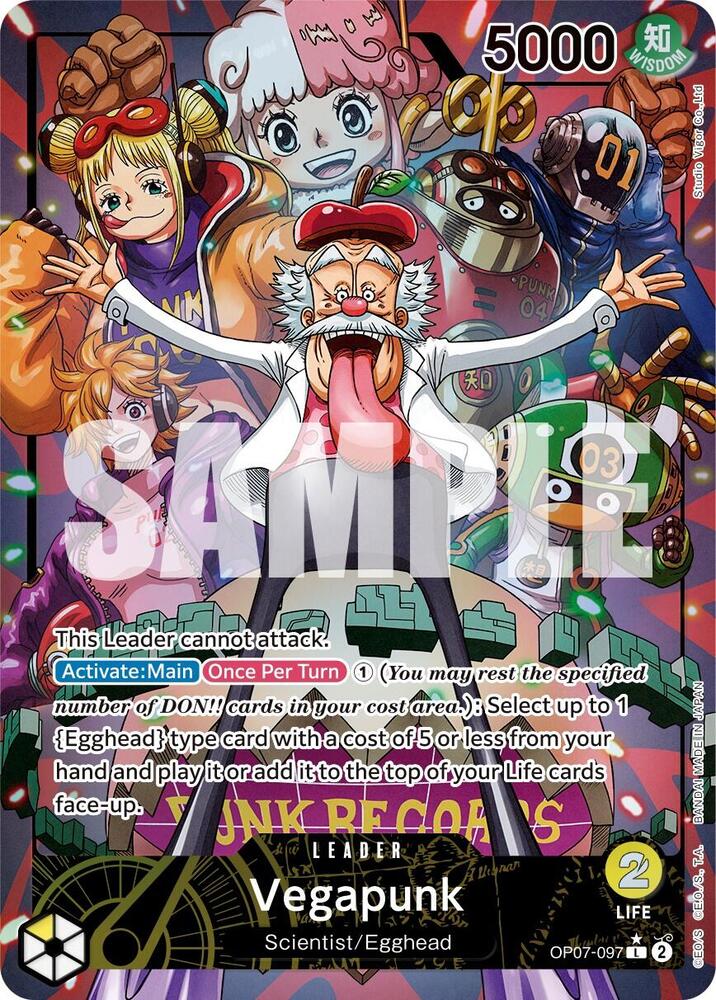 Vegapunk Alternate Art OP07-097 – 500 Years in the Future | One Piece TCG