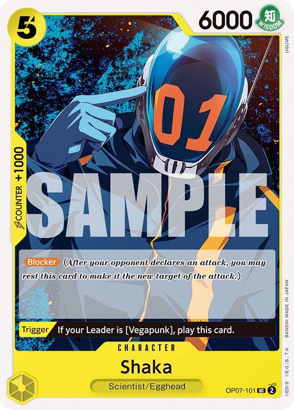 Shaka OP07-101 – 500 Years in the Future | One Piece TCG