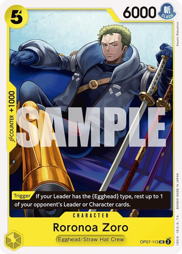 Roronoa Zoro OP07-113 – 500 Years in the Future | One Piece TCG