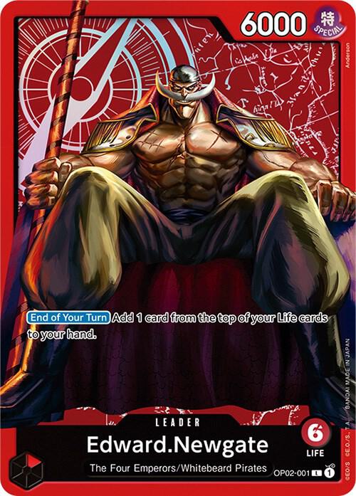 Edward.Newgate Promotional Card OP02-001 | One Piece TCG