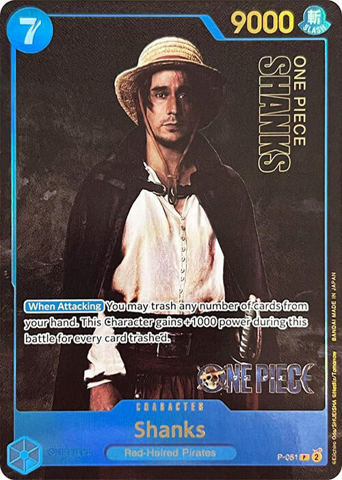 Shanks Premium Card Collection -Live Action Edition- P-051 | One Piece TCG