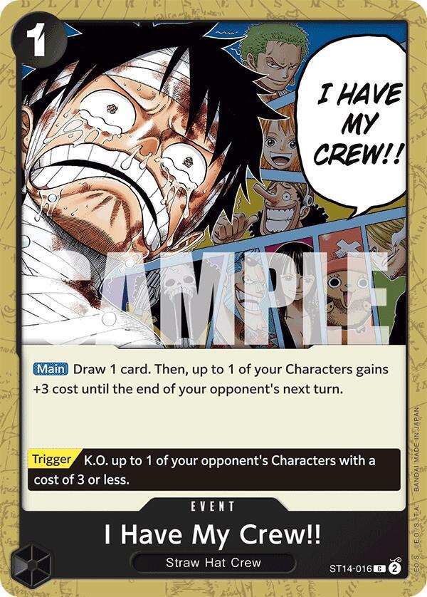 I Have My Crew!! ST14-016 – Starter Deck 14: 3D2Y | One Piece TCG