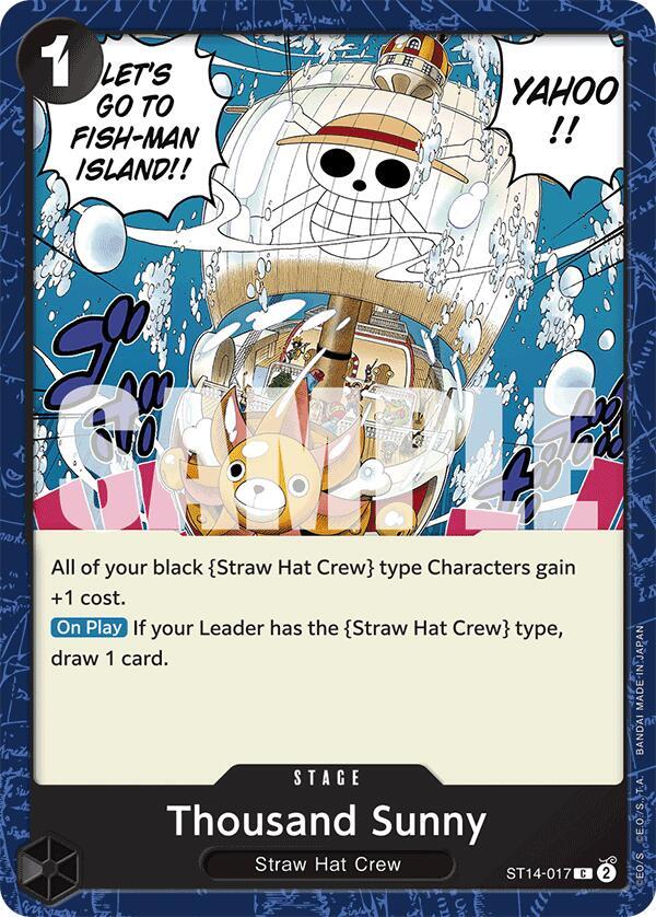 Thousand Sunny ST14-017 – Starter Deck 14: 3D2Y | One Piece TCG