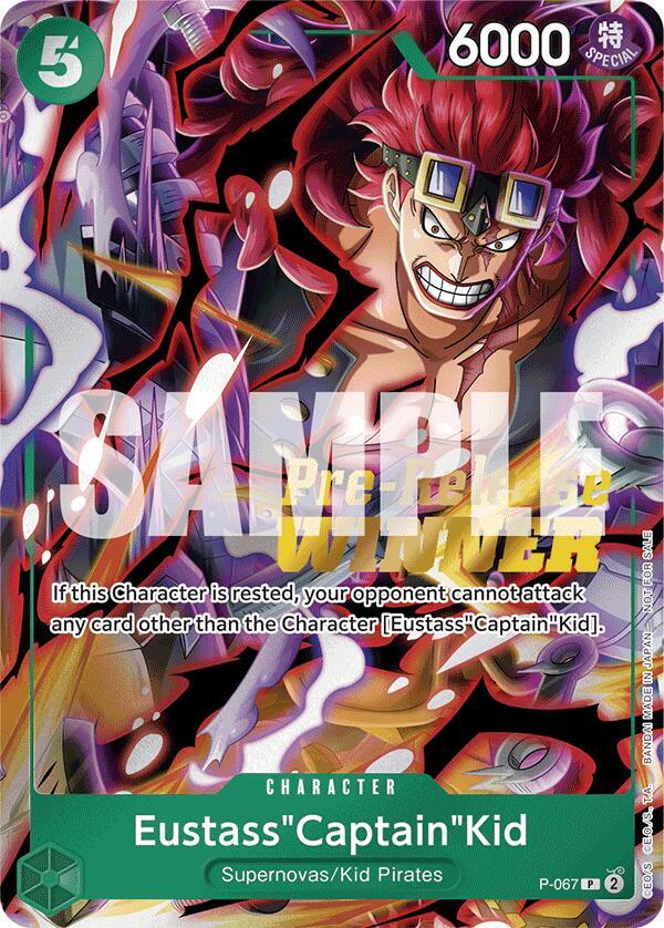 Eustass"Captain"Kid OP-07 Pre-Release Tournament Winner P-067 | One Piece TCG