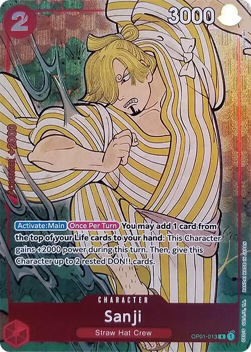 Sanji English Version 1st Anniversary Set OP01-013 | One Piece TCG