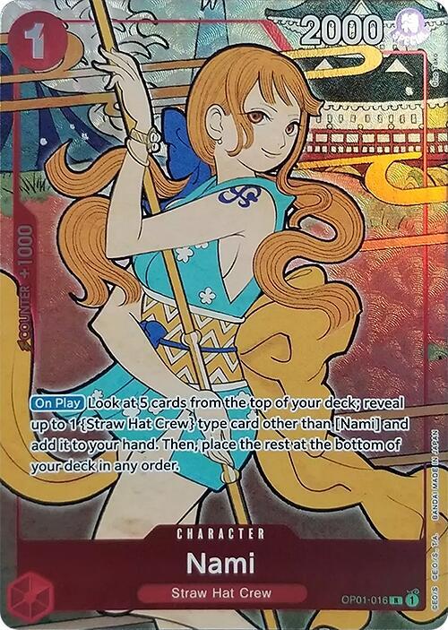 Nami English Version 1st Anniversary Set OP01-016 | One Piece TCG