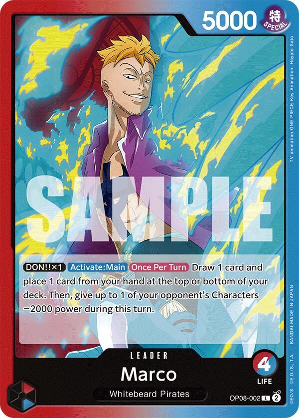 Marco OP08-002 – Two Legends | One Piece TCG