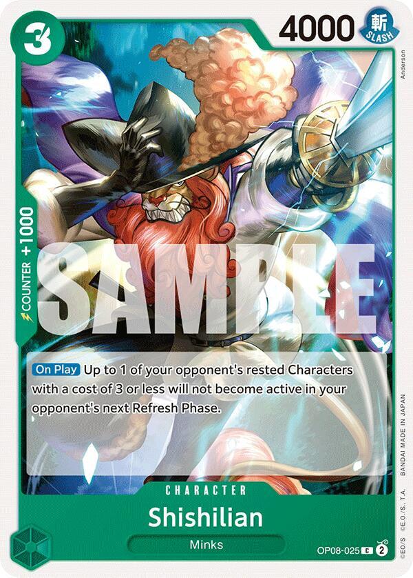 Shishilian OP08-025 – Two Legends | One Piece TCG