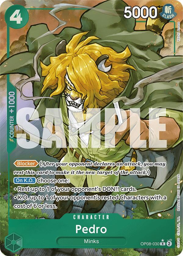 Pedro Alternate Art OP08-030 – Two Legends | One Piece TCG
