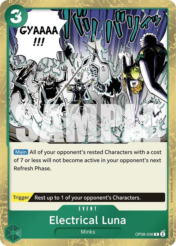 Electrical Luna OP08-036 – Two Legends | One Piece TCG