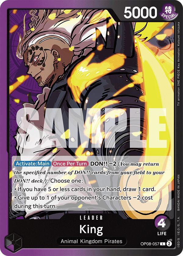 King OP08-057 – Two Legends | One Piece TCG