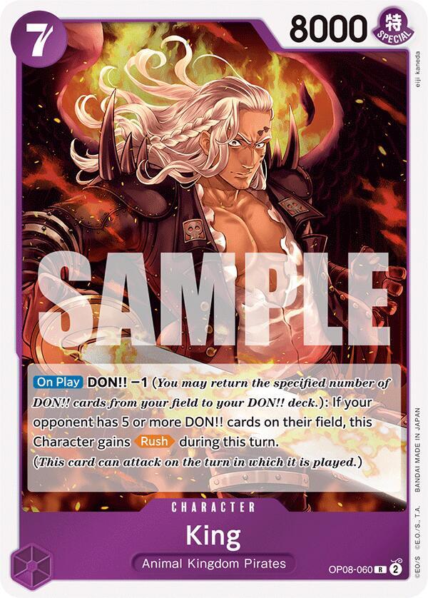 King OP08-060 – Two Legends | One Piece TCG