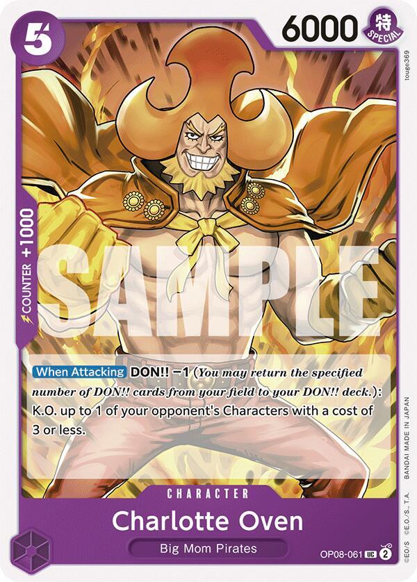 Charlotte Oven OP08-061 – Two Legends | One Piece TCG