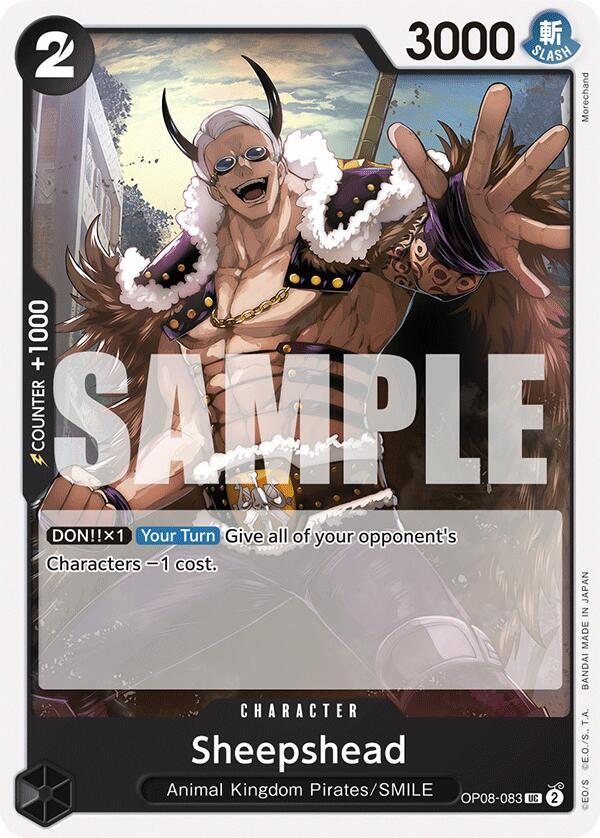 Sheepshead OP08-083 – Two Legends | One Piece TCG