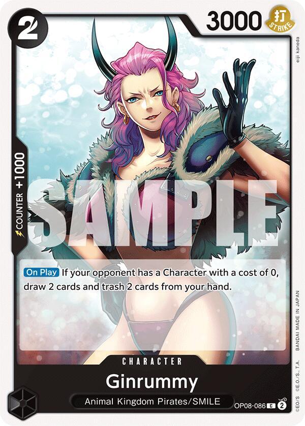 Ginrummy OP08-086 – Two Legends | One Piece TCG
