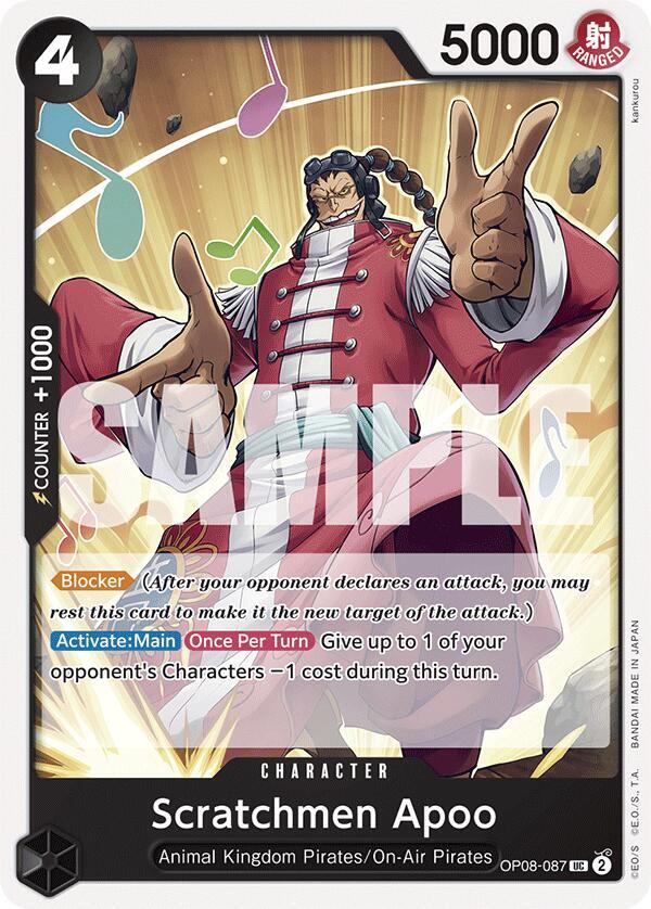 Scratchmen Apoo OP08-087 – Two Legends | One Piece TCG