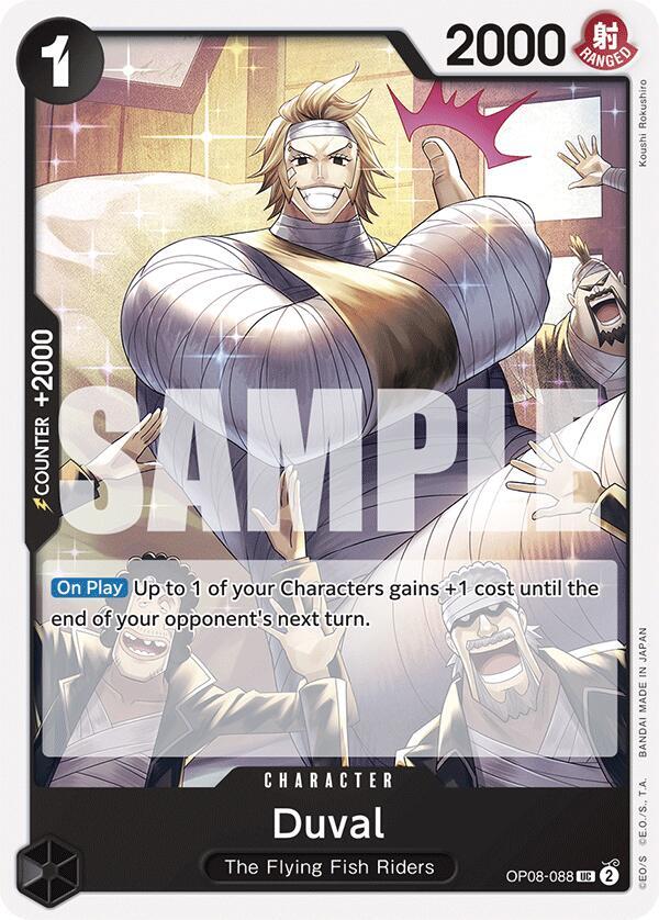 Duval OP08-088 – Two Legends | One Piece TCG