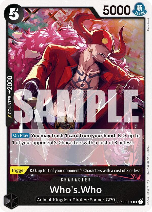 Who's.Who OP08-091 – Two Legends | One Piece TCG