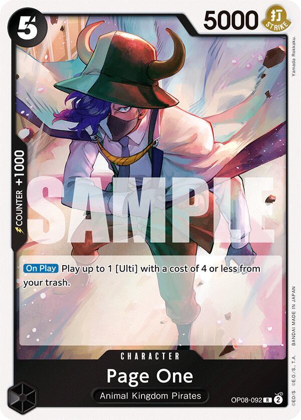 Page One OP08-092 – Two Legends | One Piece TCG