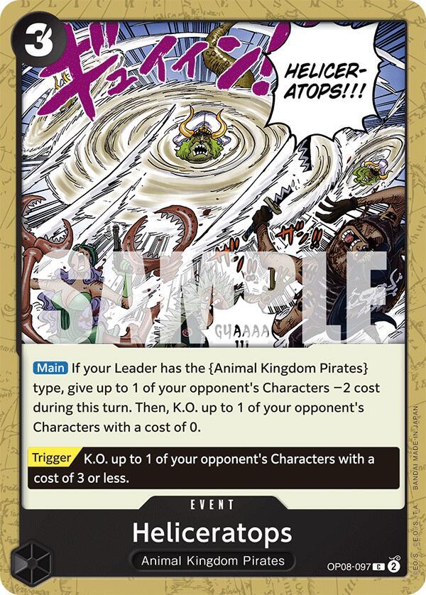 Heliceratops OP08-097 – Two Legends | One Piece TCG