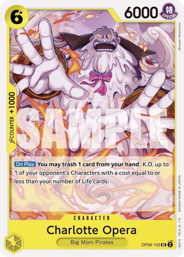 Charlotte Opera OP08-102 – Two Legends | One Piece TCG