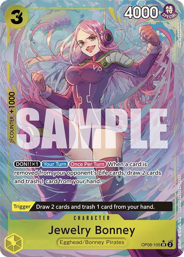 Jewelry Bonney Alternate Art OP08-105 – Two Legends | One Piece TCG