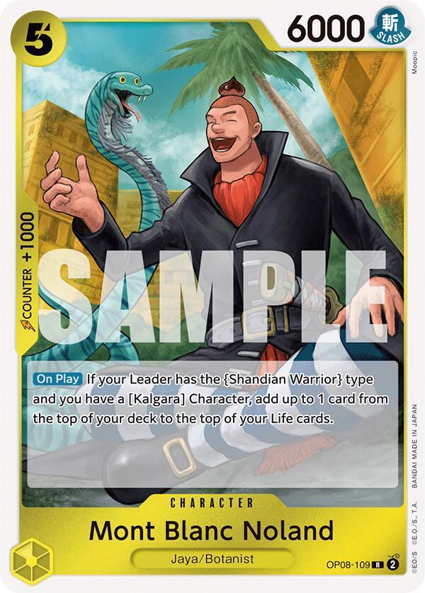 Mont Blanc Noland OP08-109 – Two Legends | One Piece TCG