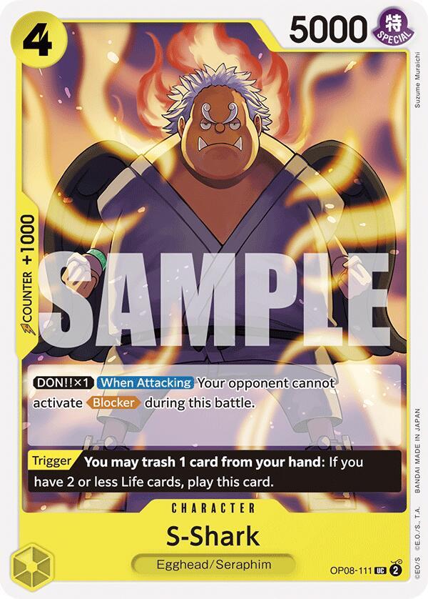S-Shark OP08-111 – Two Legends | One Piece TCG