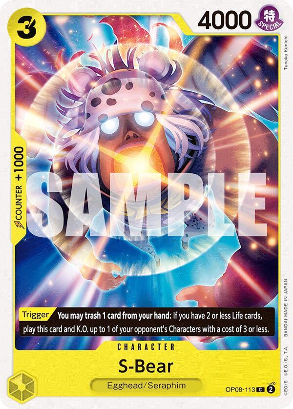 S-Bear OP08-113 – Two Legends | One Piece TCG