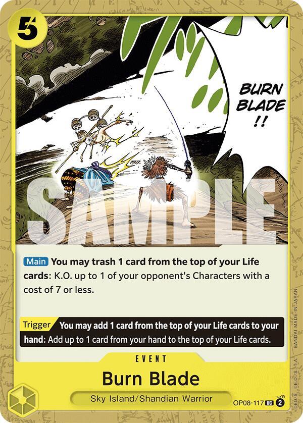 Burn Blade OP08-117 – Two Legends | One Piece TCG