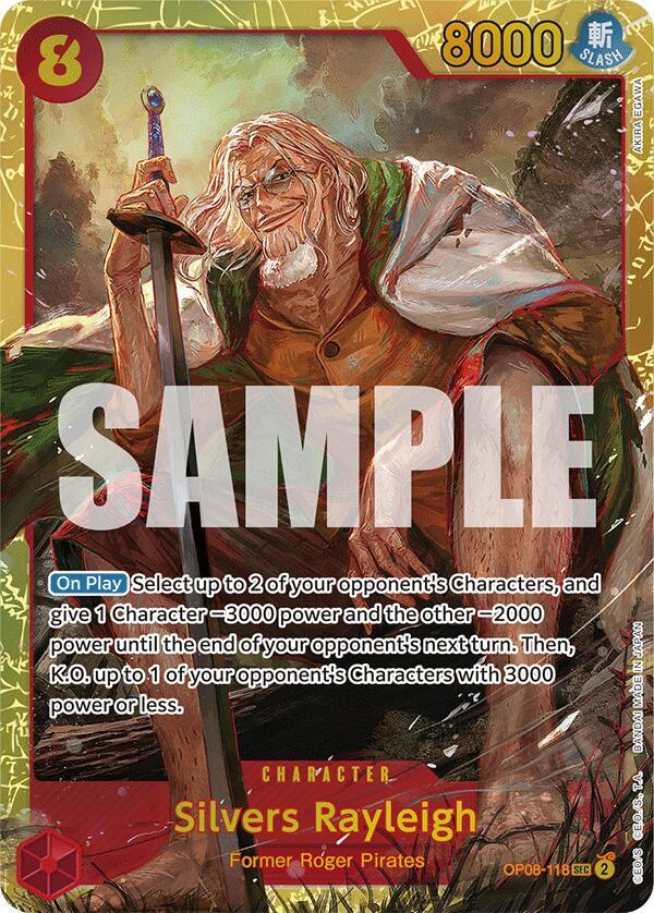 Silvers Rayleigh OP08-118 – Two Legends | One Piece TCG