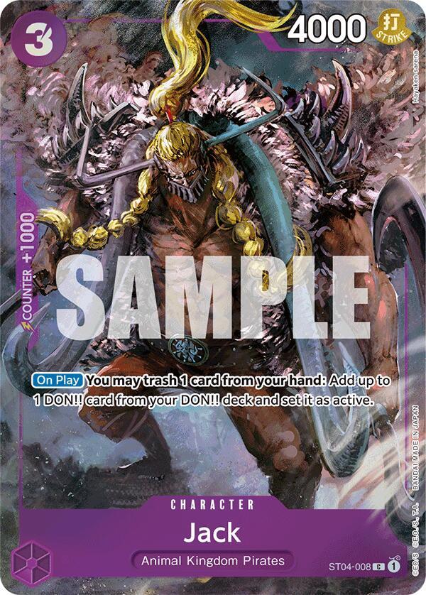 Jack Premium Card Collection -Bandai CARD GAMES Fest. 23-24 Edition- 2023-2024 ST04-008 | One Piece TCG